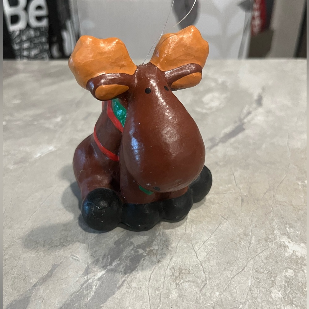 Dept. 56 Hand Painted Moose Ornament